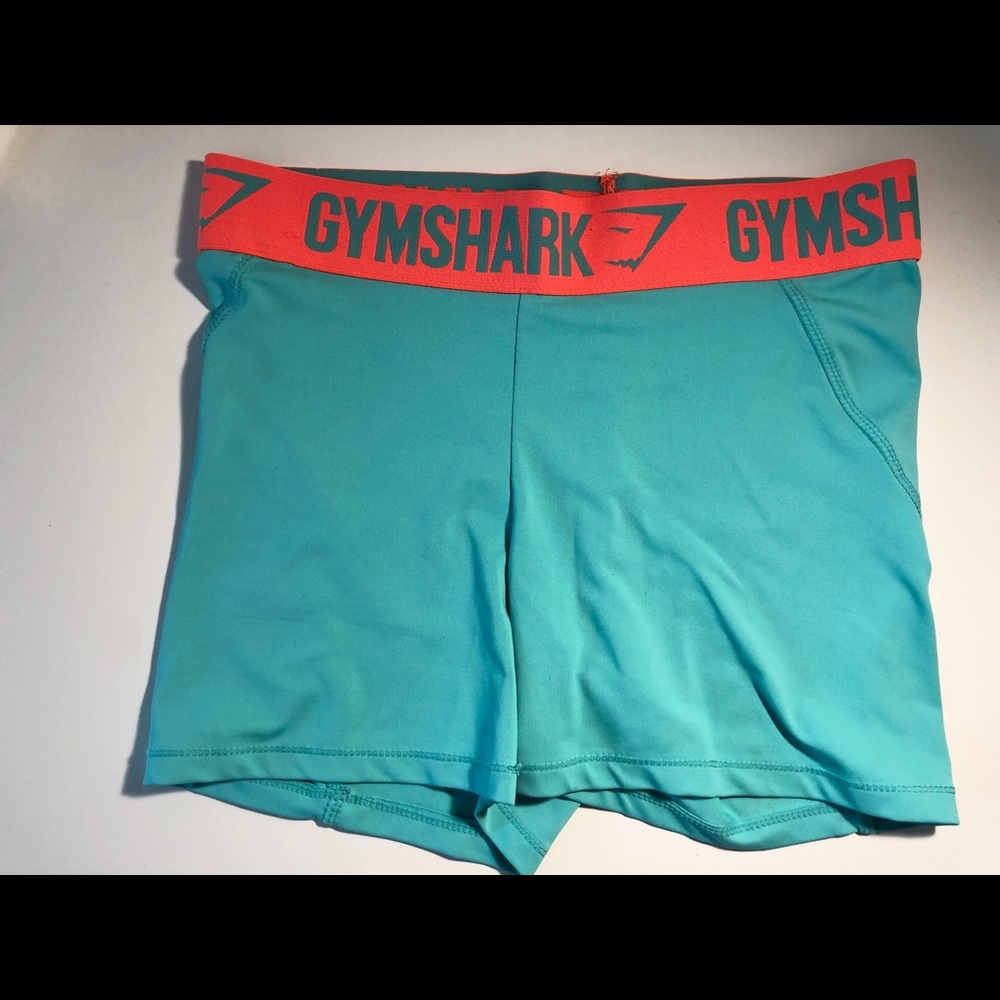 OLD SCHOOL GYMSHARK SPANDEX SHORTS